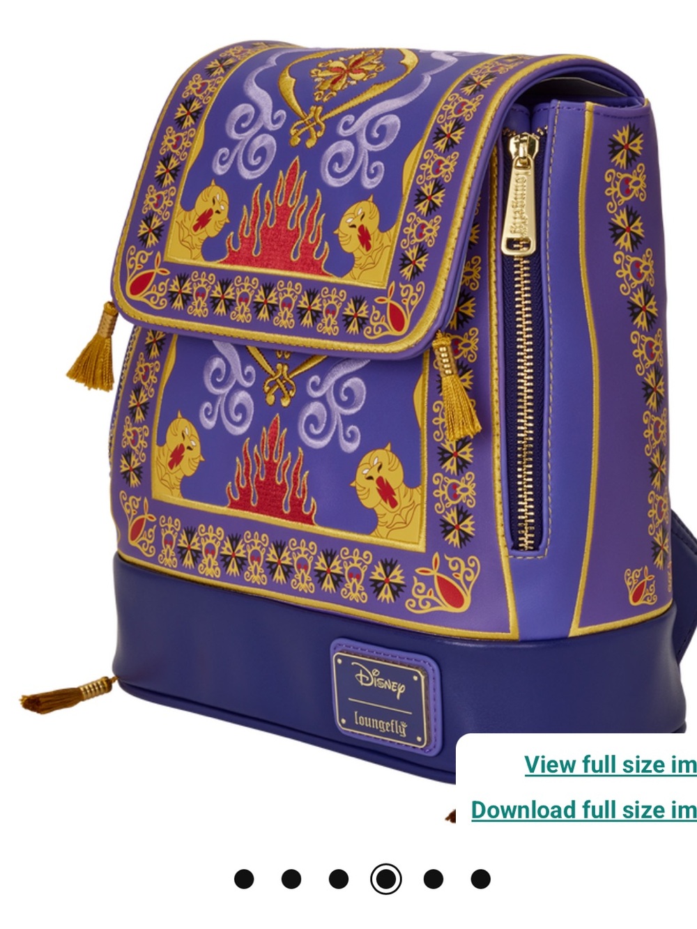 Loungefly Aladdin Exclusive Magic Carpet
Drawstring Mini Backpack & Wallet - Picture 11 of 14